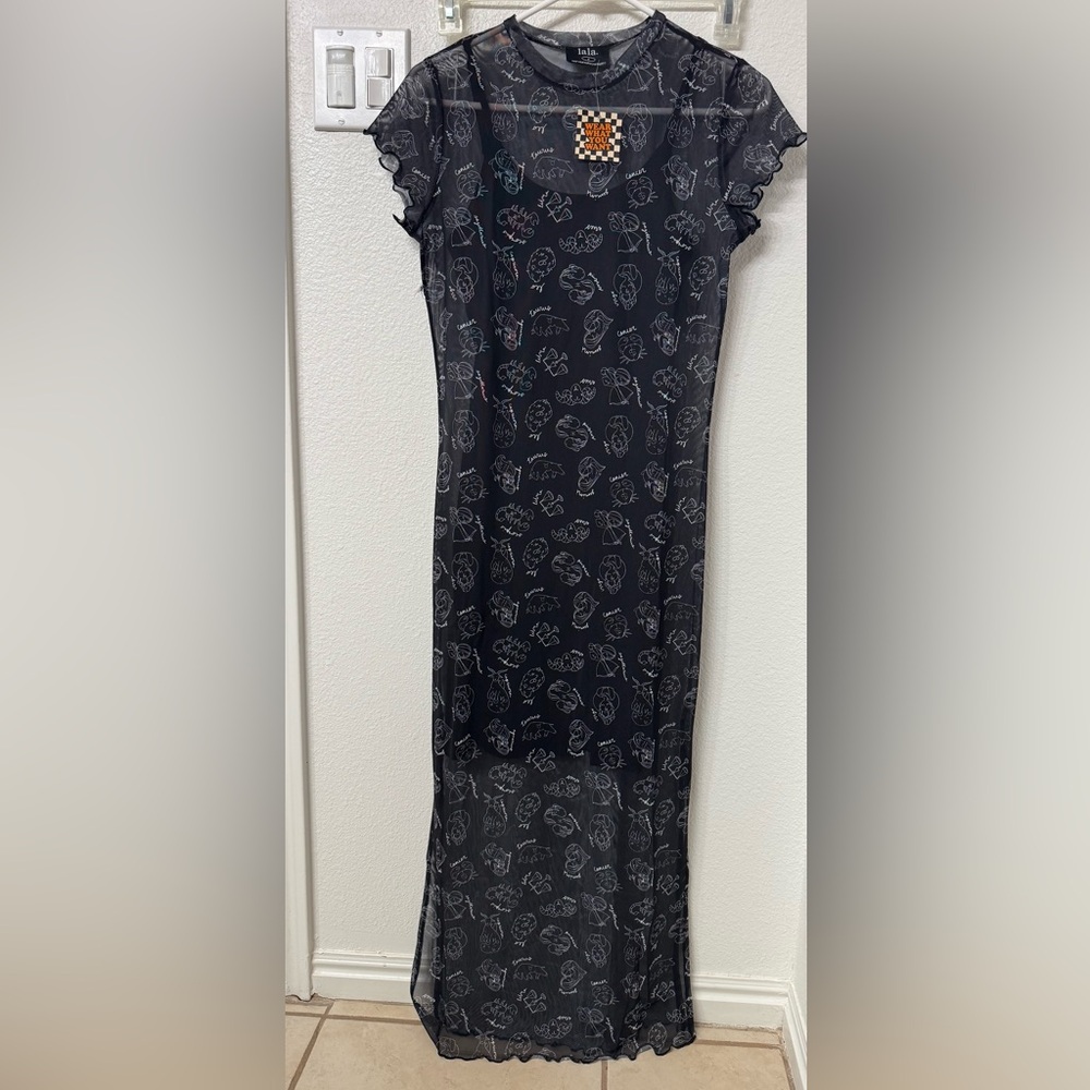 Dressed in LALA Black Maxi Dress size Small